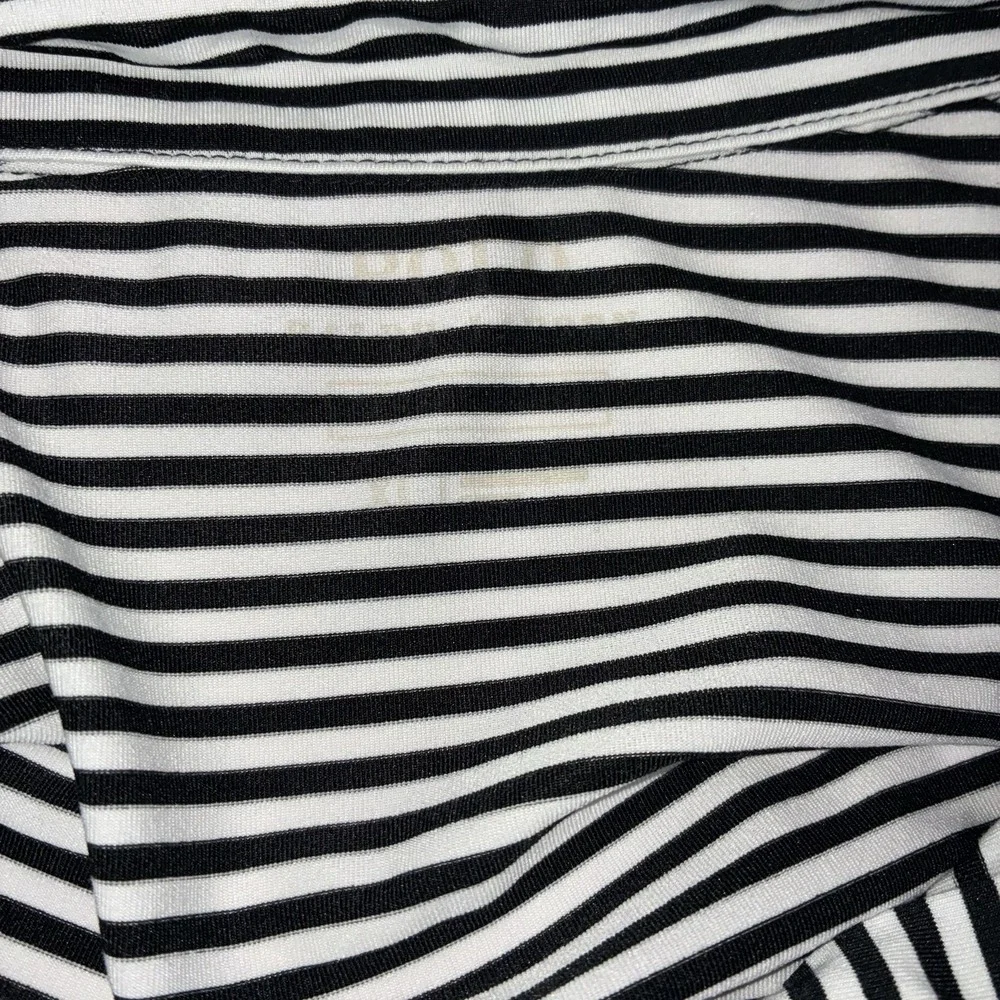 Polo Ralph Lauren Performance Polo Shirt XL Men Black White Stripe Short Sleeve*