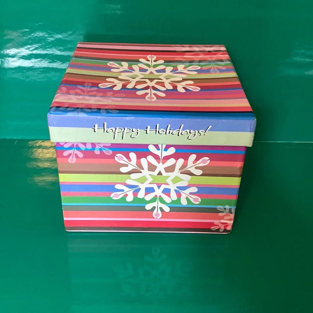 Christmas Rainbow Snowflake Gift Box