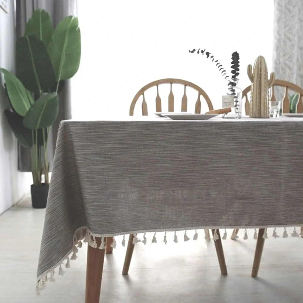 Homxi tassel blanket tablecloth