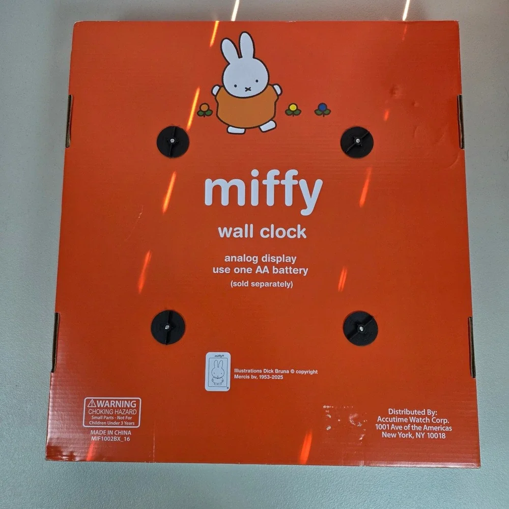 miffy wall clock