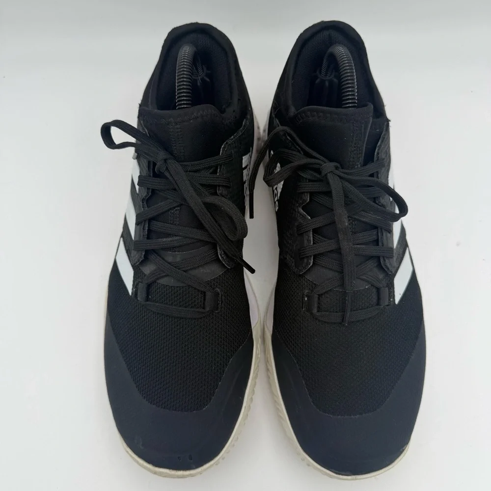 Men’s Adidas Black White Court Team Bounce‎ Indoor Athletic Sneaker Shoes Sz 9.5
