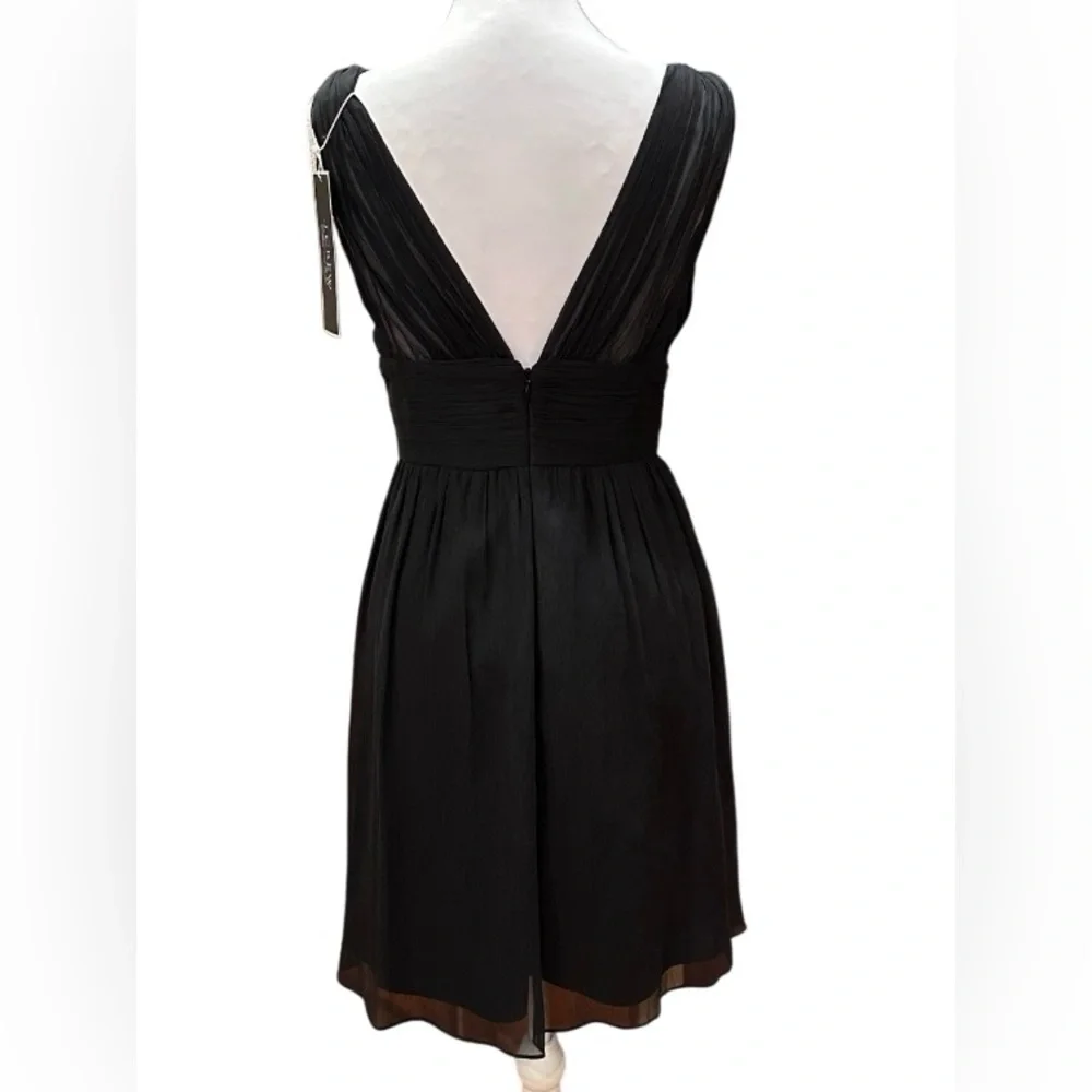 J.‎ Crew Black Silk Chiffon Ava Dress 4P