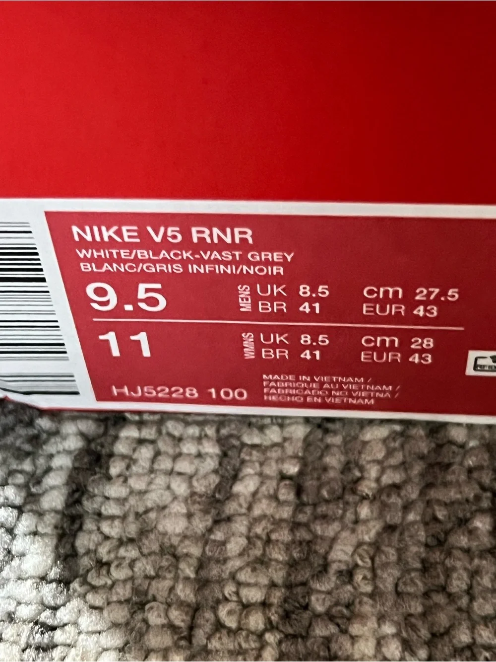 Nike new tag