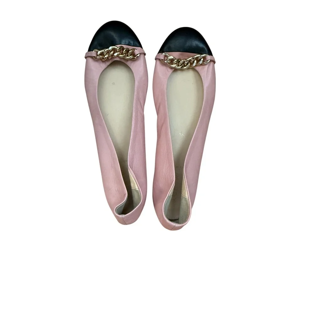 J. CREW Nora cap toe ballet flat 9 pink‎