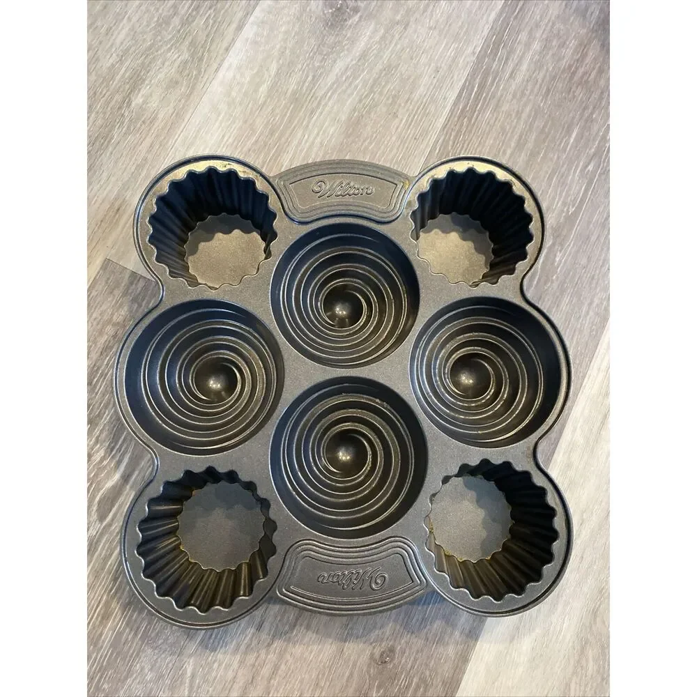 Wilton 3D CupCake mini giant Muffin Pan Heady Duty Baking Molds High Quality Cak