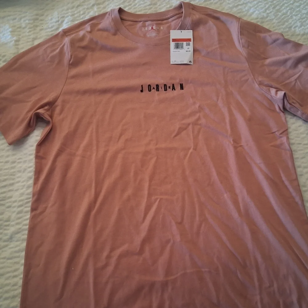 Jordan Men's Dusty Rose Short Sleeve Tee Dm3182-685 NWT Size Large