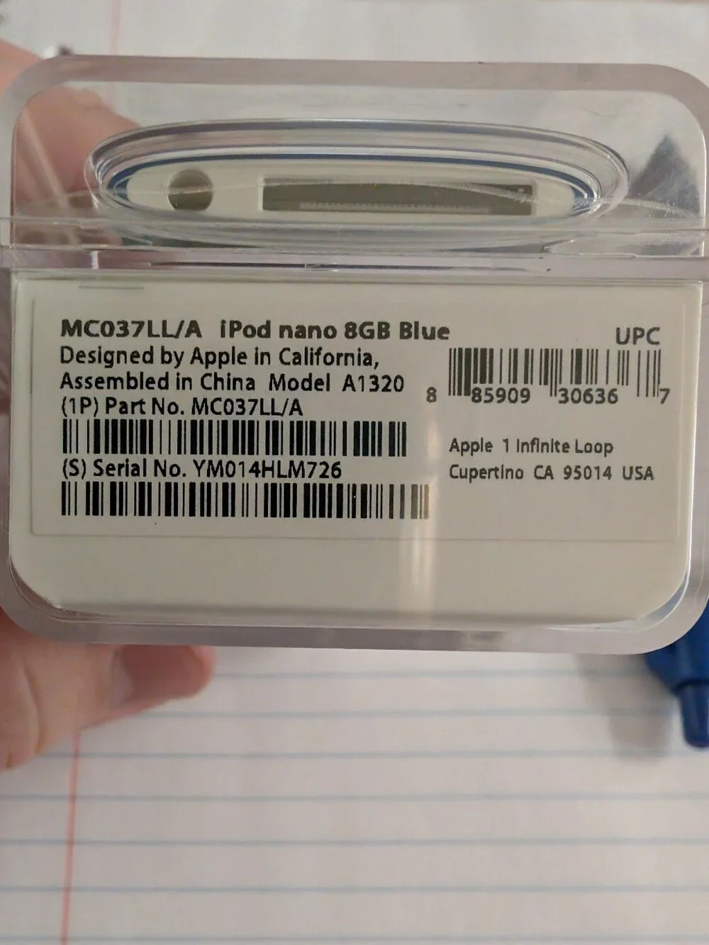 Apple pocket ipod