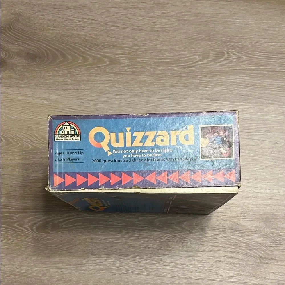 Vintage Quizzard Electronic Quiz Game By Random House 1988 TESTED
