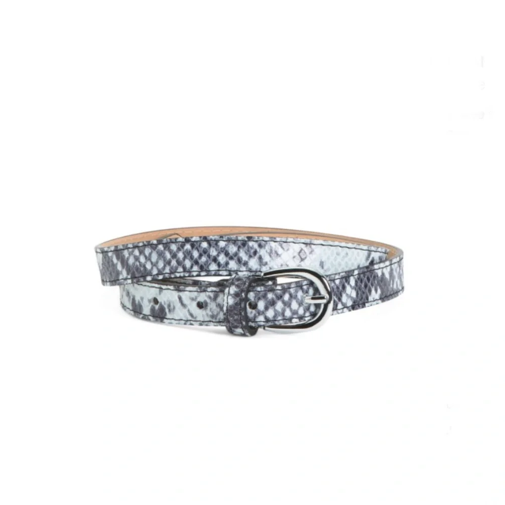 LUANA FERRACUTI Python Print Belt