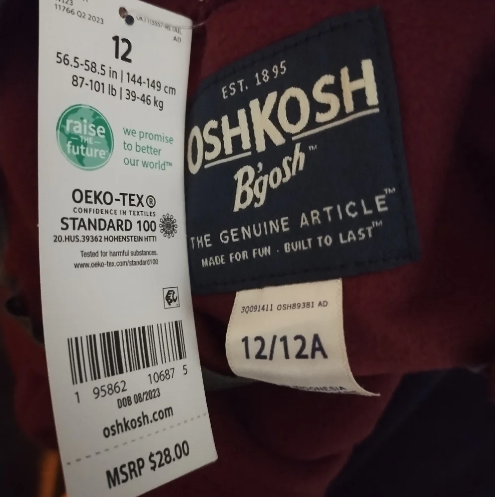 OshKosh Bgosh size 14