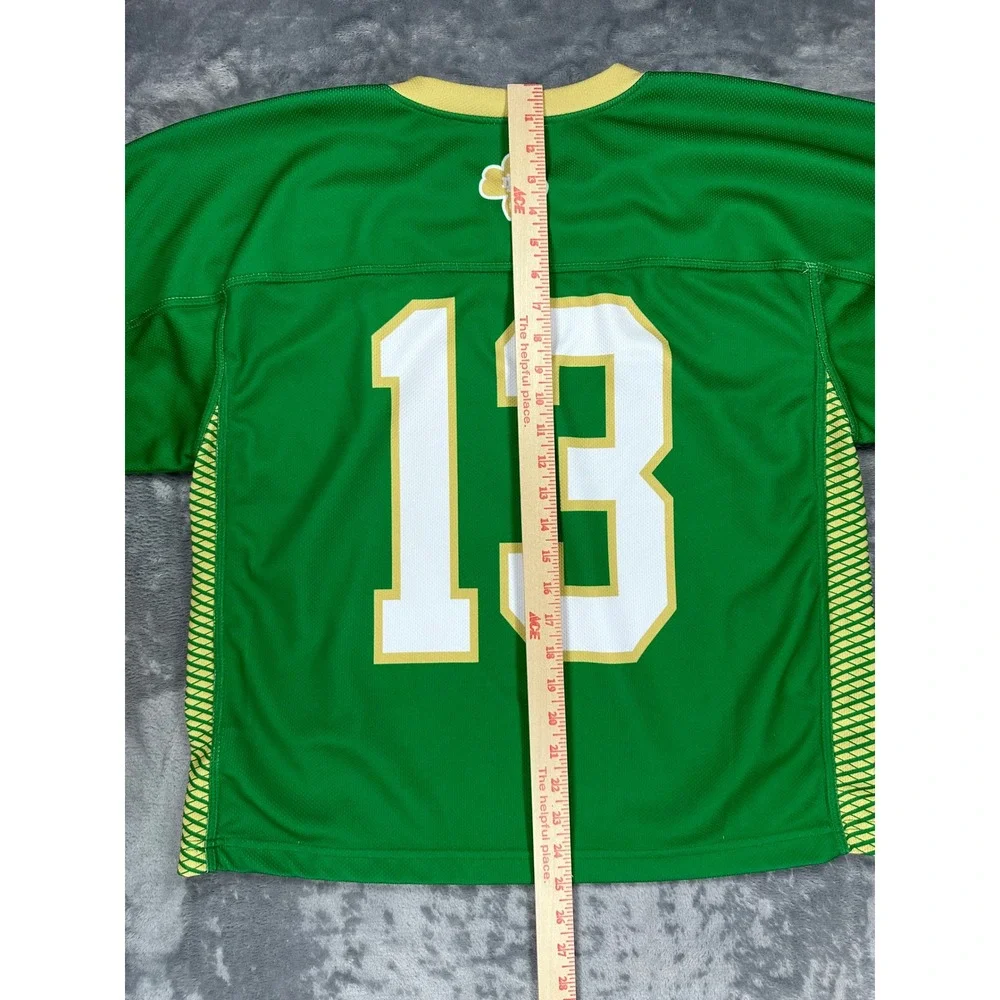 Adidas Notre Dame Fighting Irish 13 Football Jersey Mens Large Green NCAA Fan