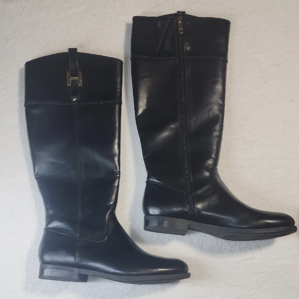 Tommy Hilfiger Black Over the Knee Boots
