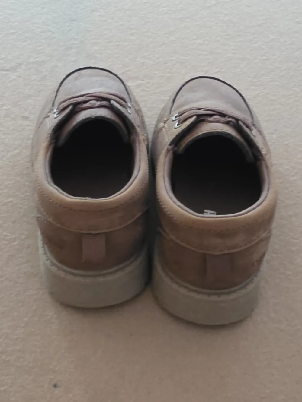 OshKosh B'gosh Brown Suede-Look Kids Lace-Up Dress Shoes