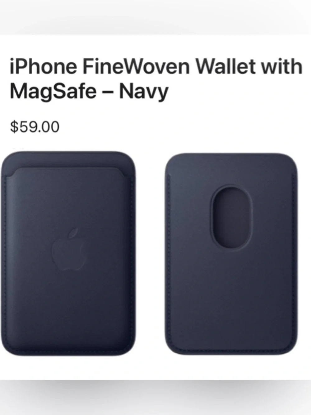 Apple iphone finewoven