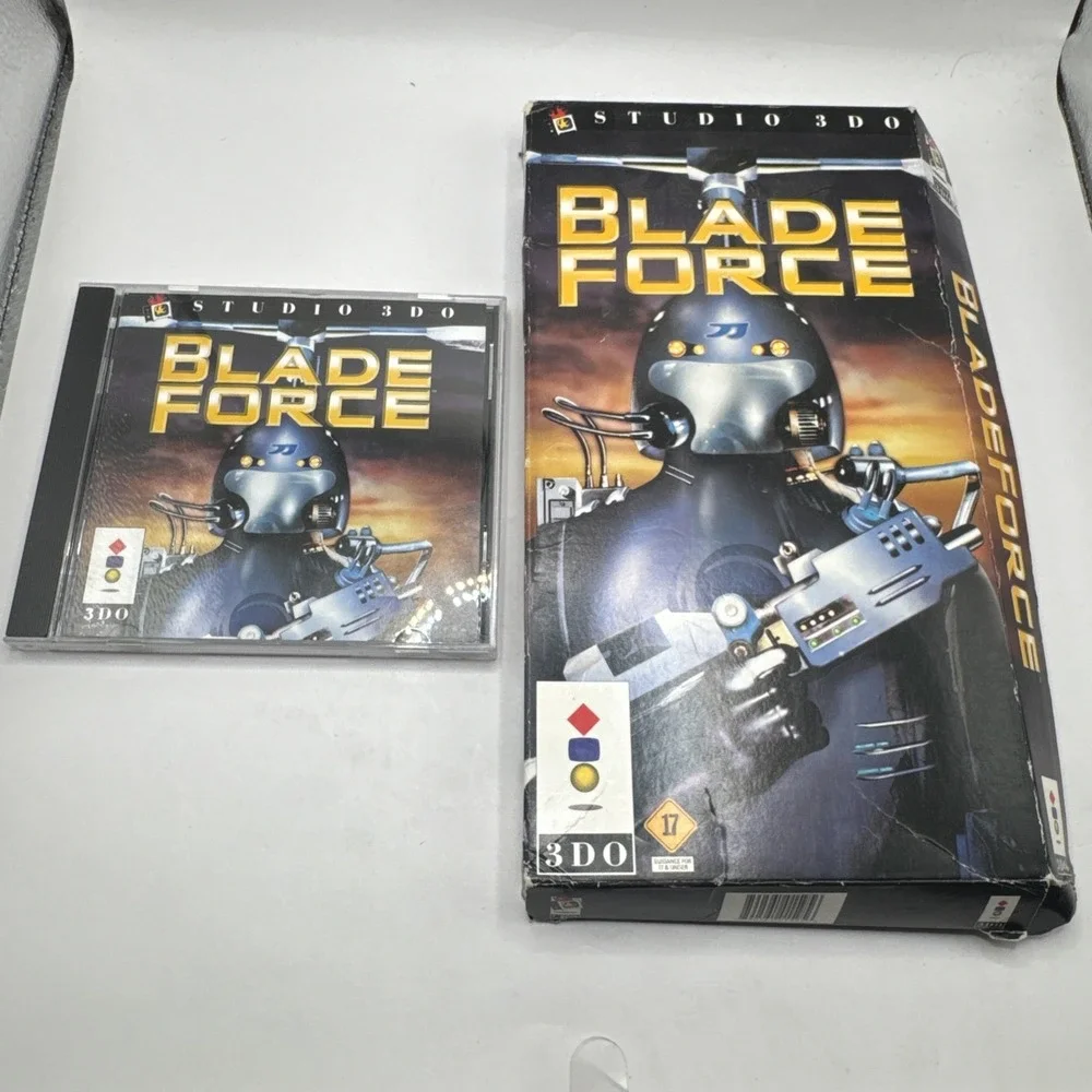 Blade Force 3DO 1995 Game Disc + Box & Manual Tested‎ Working