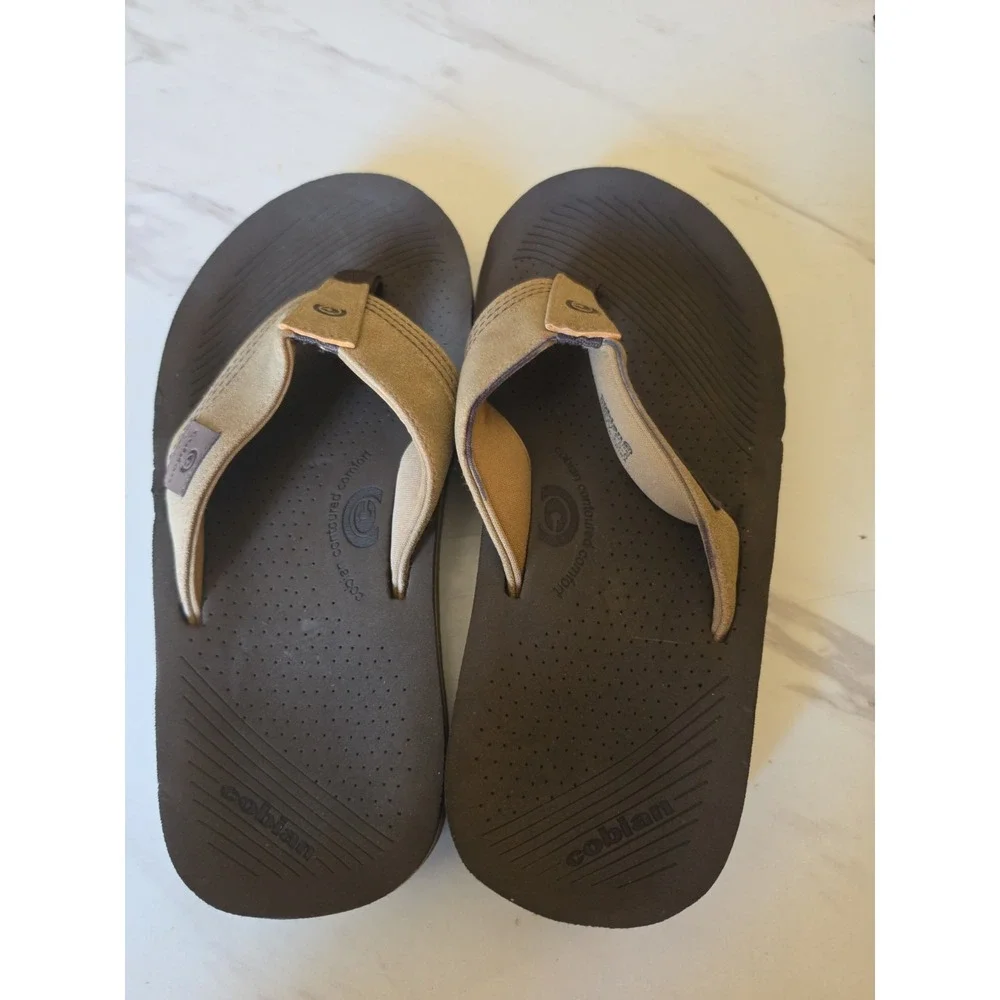 Cobian Brown Flip Flop Sandals Size 6 US