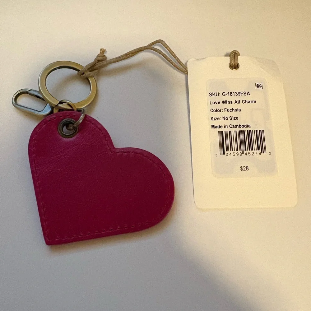 HOBO leather heart