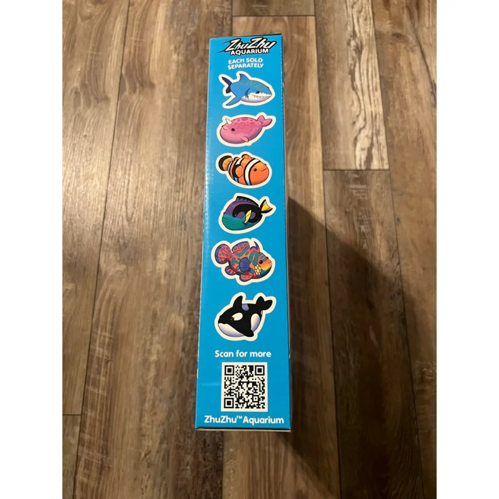 NEW ZhuZhu Aquarium Starter Set with Fish Blue Purple One Size