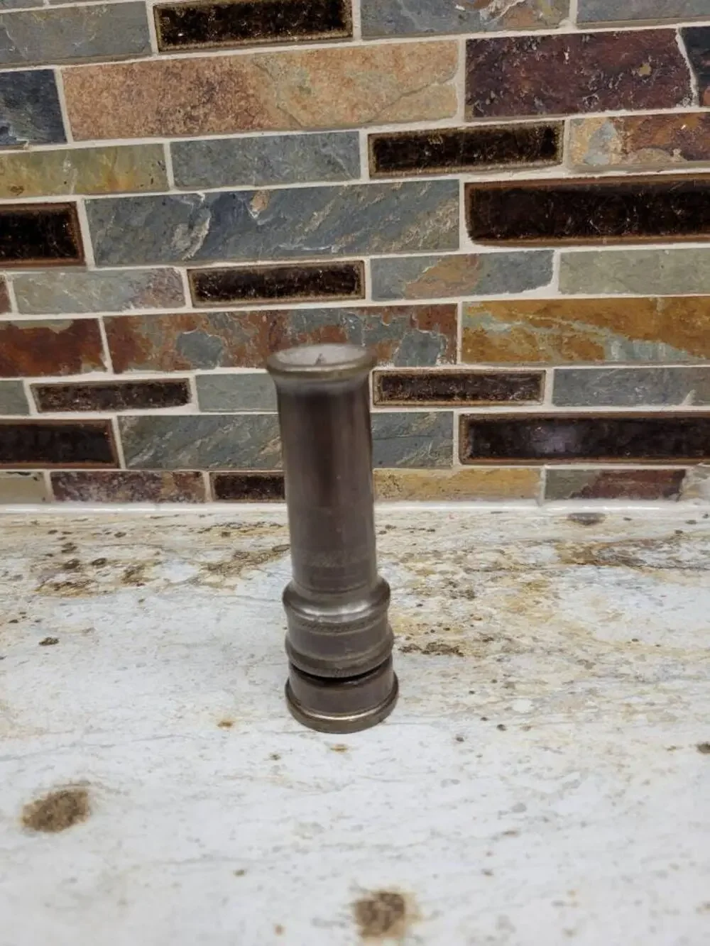 Vintage Brass Nozzle Sprayer, Garden Hose End, Garden decor