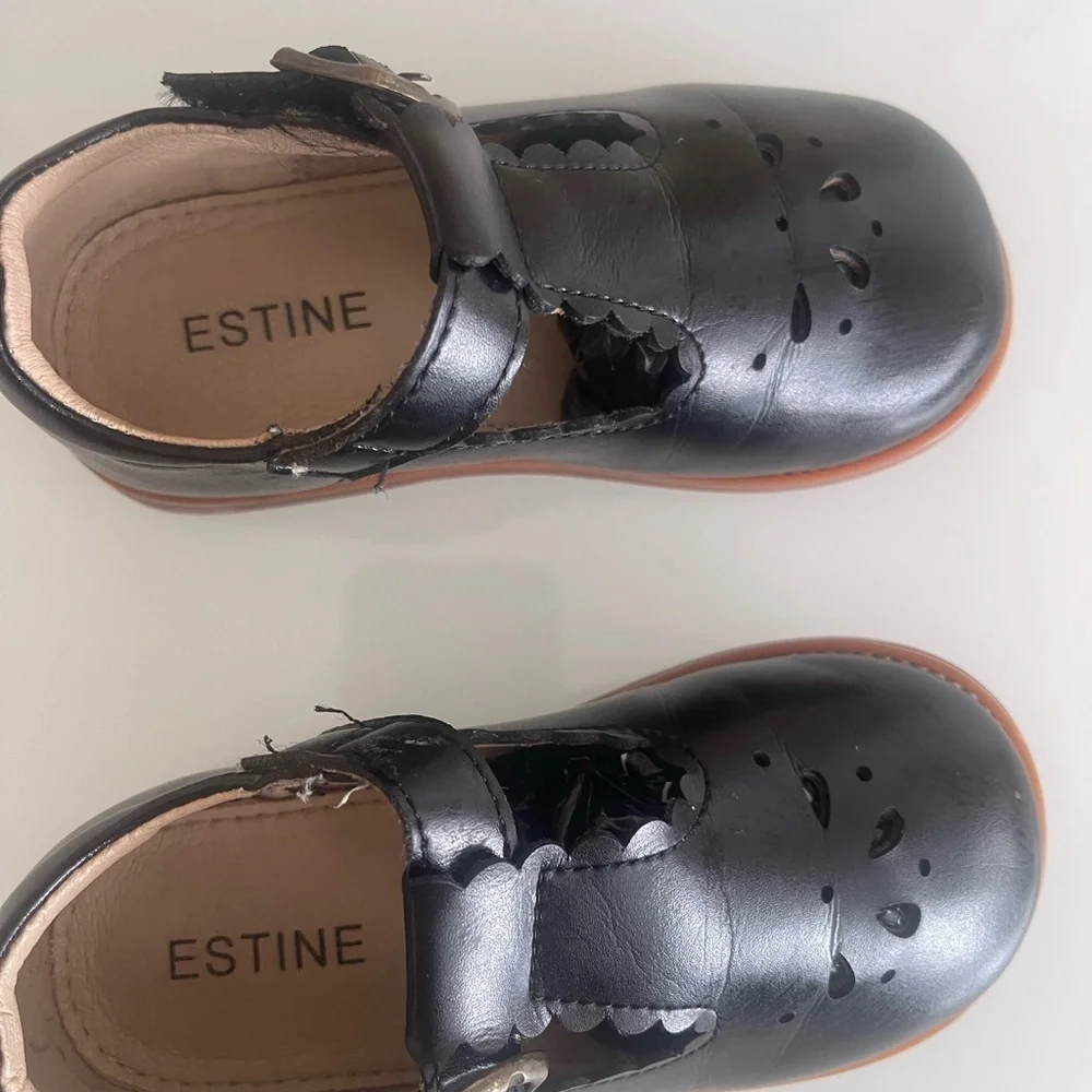 Classic Black Kids Shoes