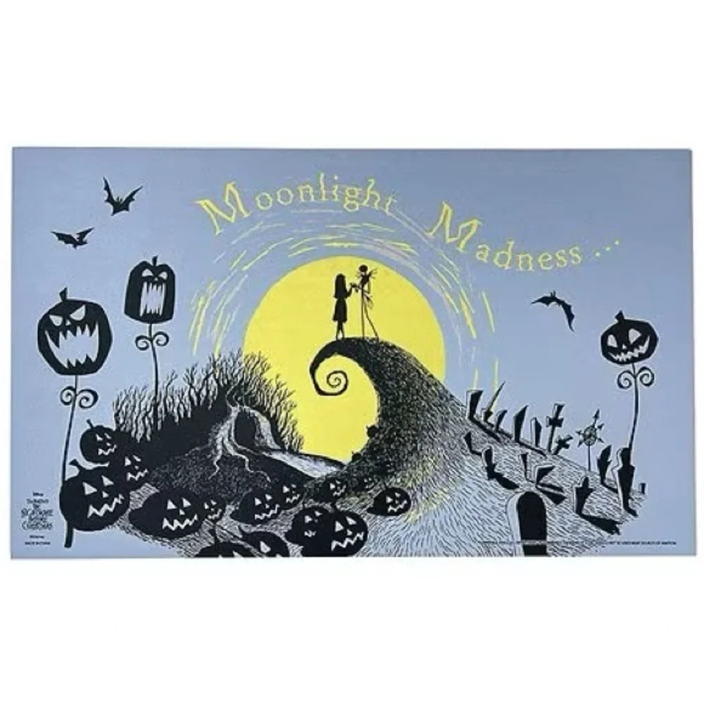 Disneys Nightmare Before Christmas “Moonlight Madness” doormat NEW