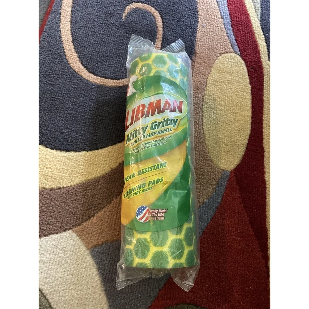 Libman 2011 Nitty Gritty Roller Mop Refill New