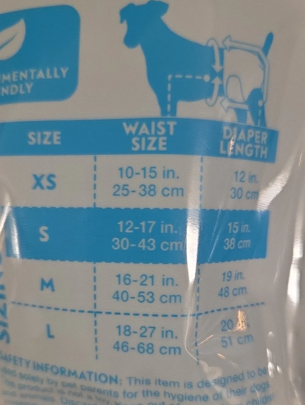 paw inspired 17 diaper inches