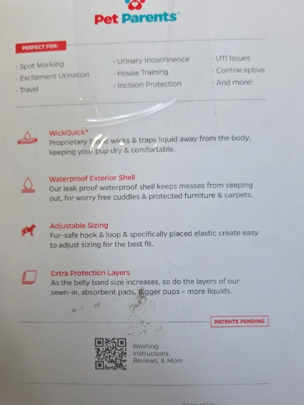 pet parents belly bands