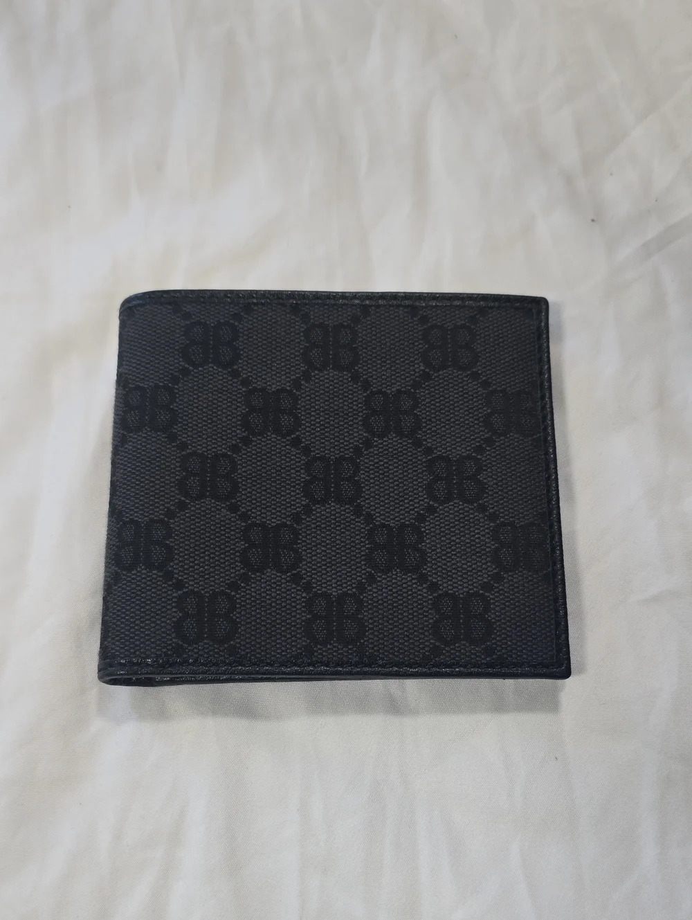 Balenicaga X Gucci Monogram Bifold Wallet