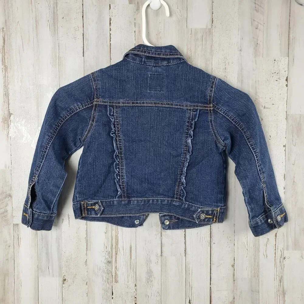 Children's Place Denim Jean Jacket Blue Size 4T