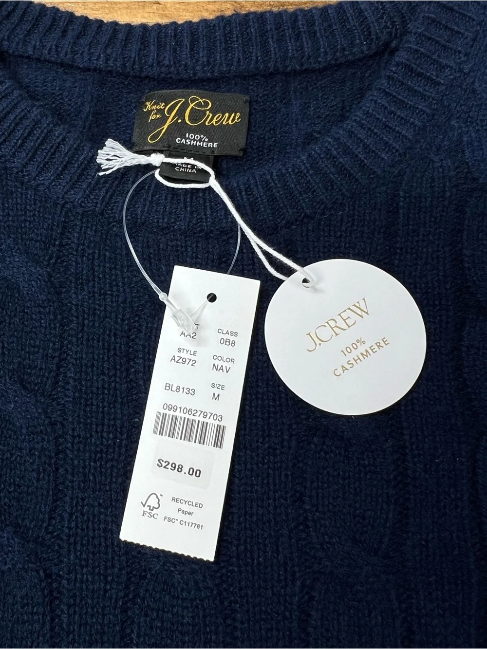 J. Crew new tag