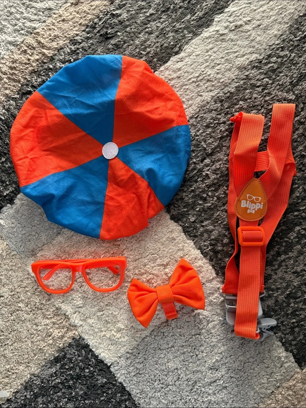 Kids’ Blippi costume kit, one size EUC!