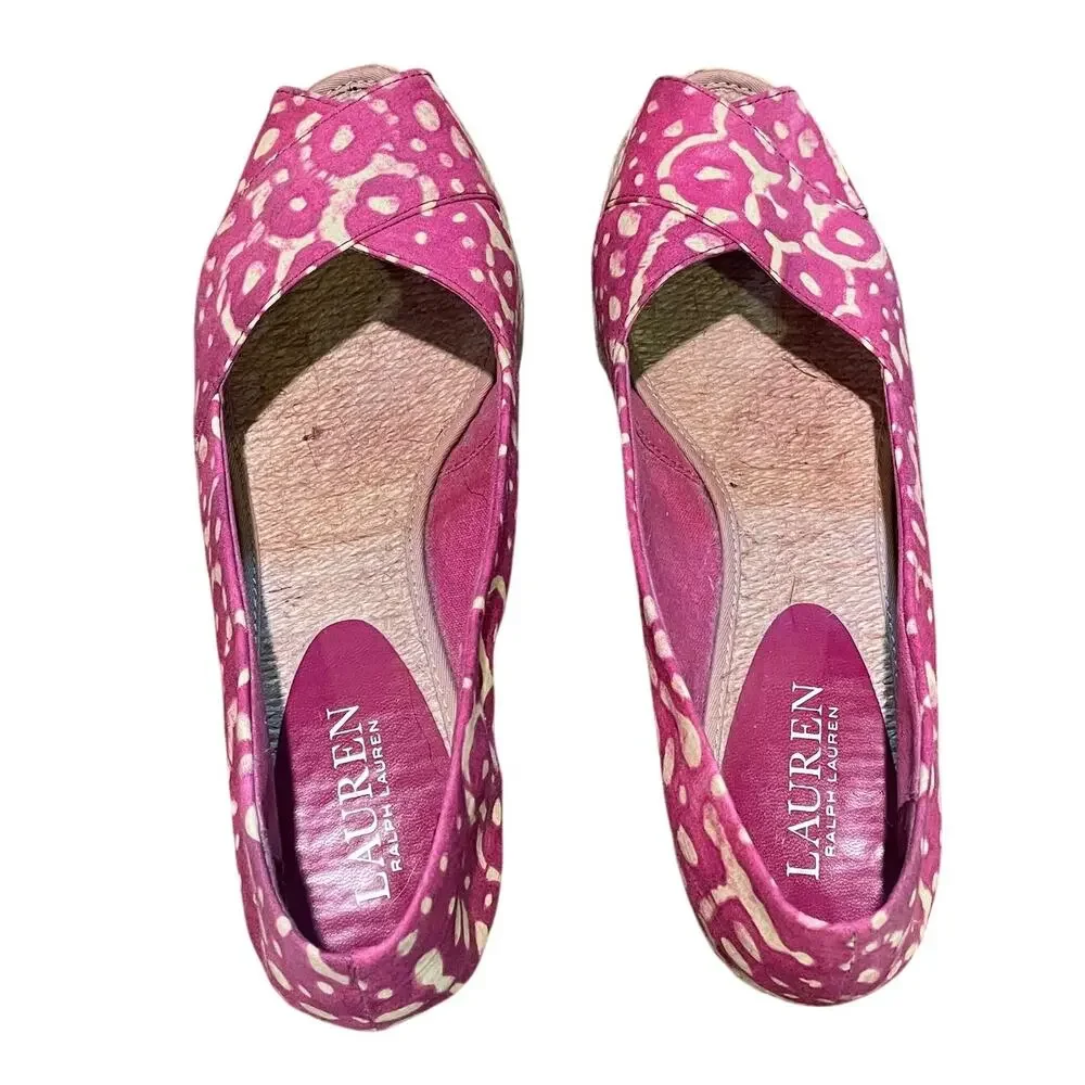 Lauren Ralph Lauren shoe pattern toe