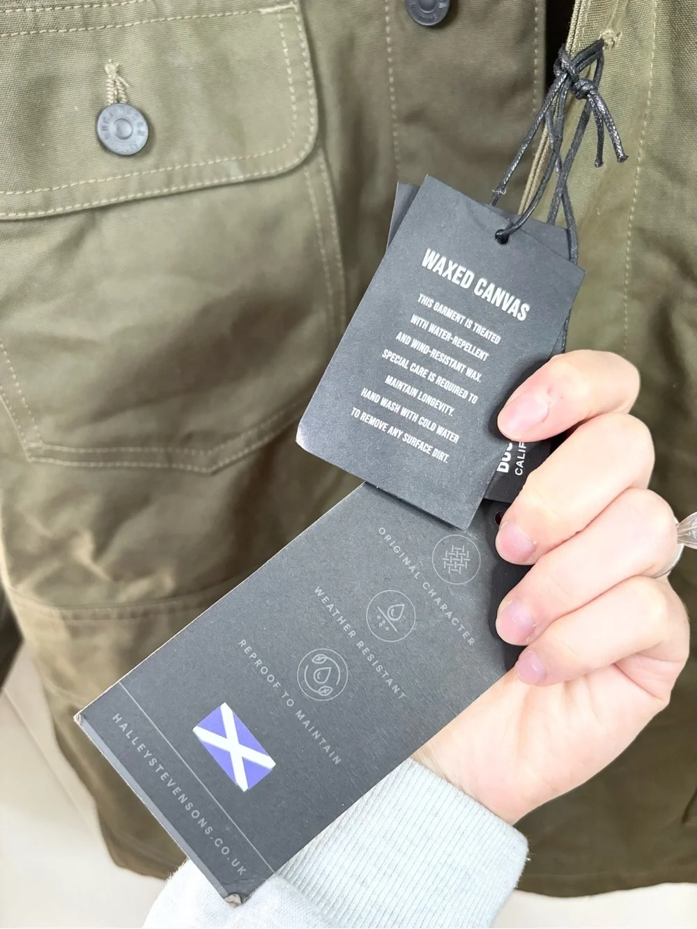 Buck Mason new tags