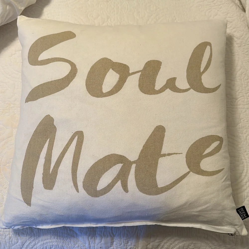 NWOT Nordstrom Eight Mood ‘Soul Mate’ Throw Pillow OS