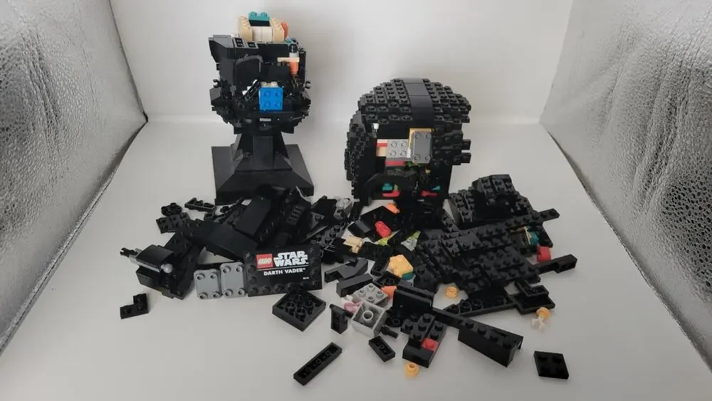 LEGO Star Wars Darth Vader Helmet 75304 Incomplete Parts Lot No Box No...