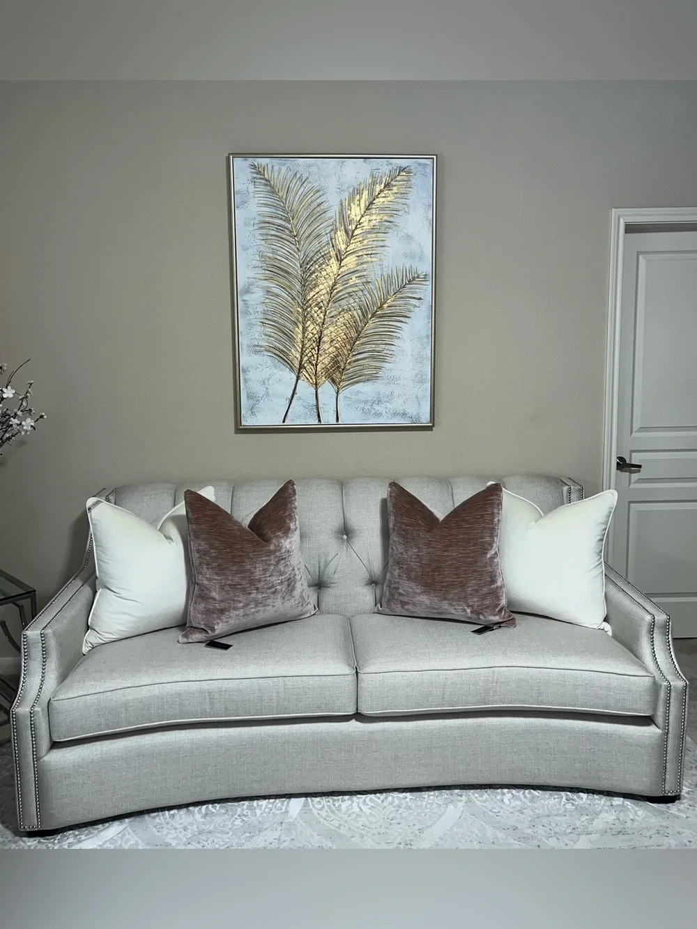 P/Kaufmann Home listing pillow