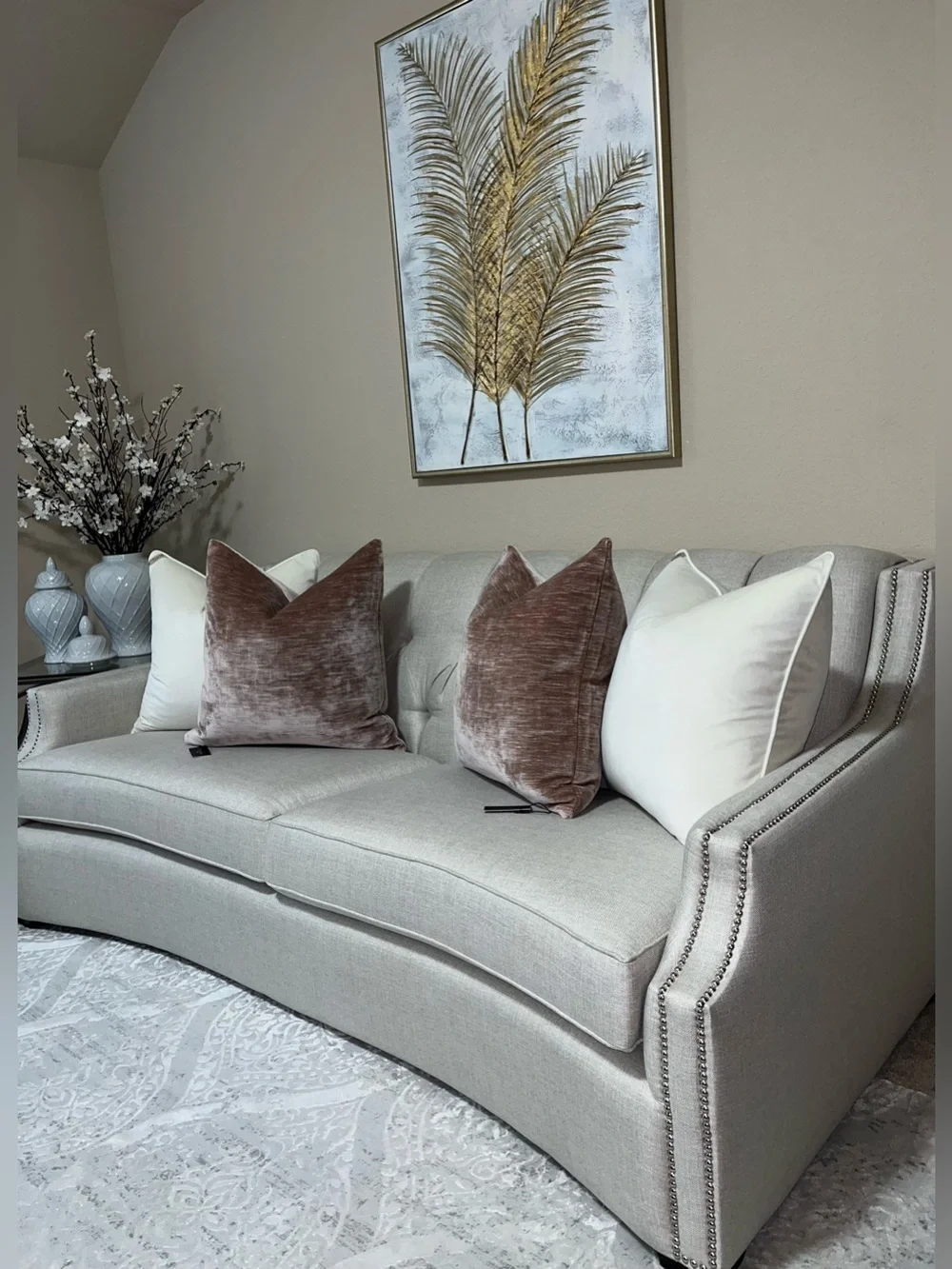 P/Kaufmann Home listing pillow