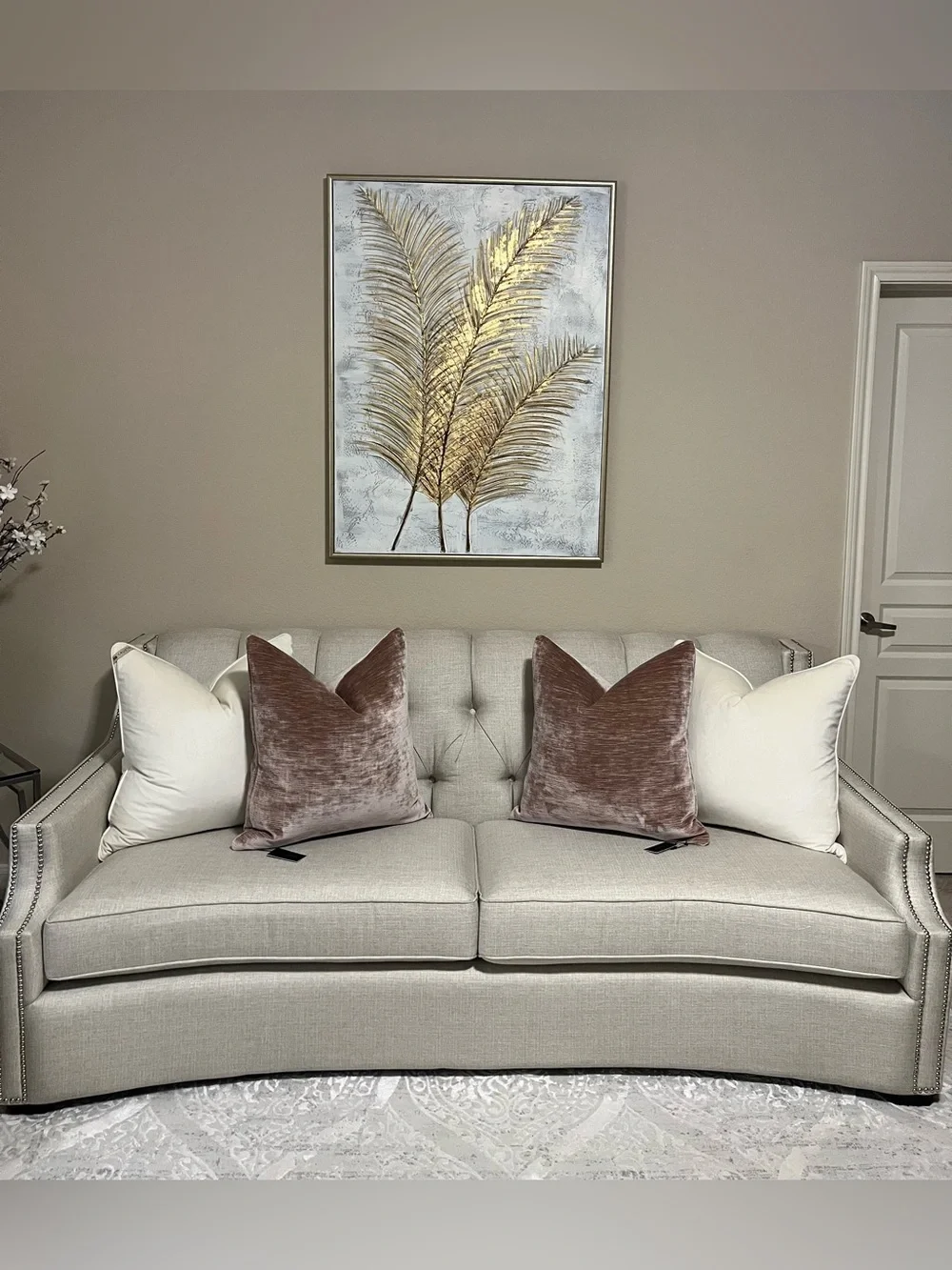 P/Kaufmann Home listing pillow