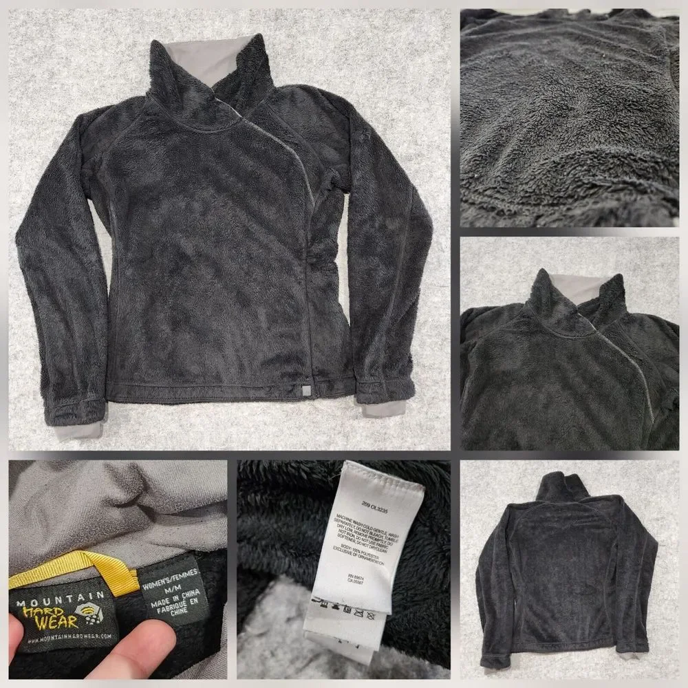 Mountain Hardwear Womens M Medium Soft Monkey Fleece Shawl‎ Pullover Jacket