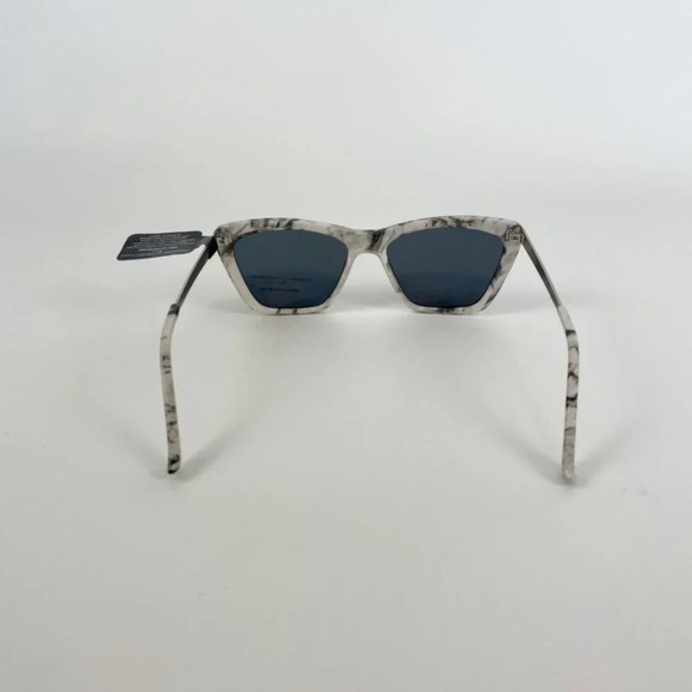 French Connection Sunglasses Black White Marbled