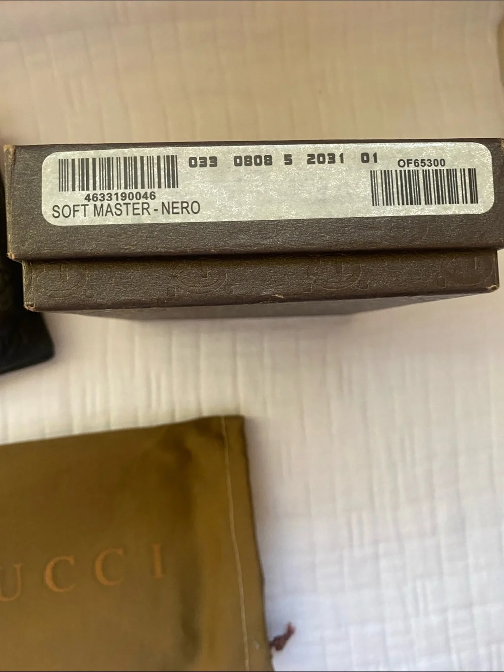 Gucci compact layout organized