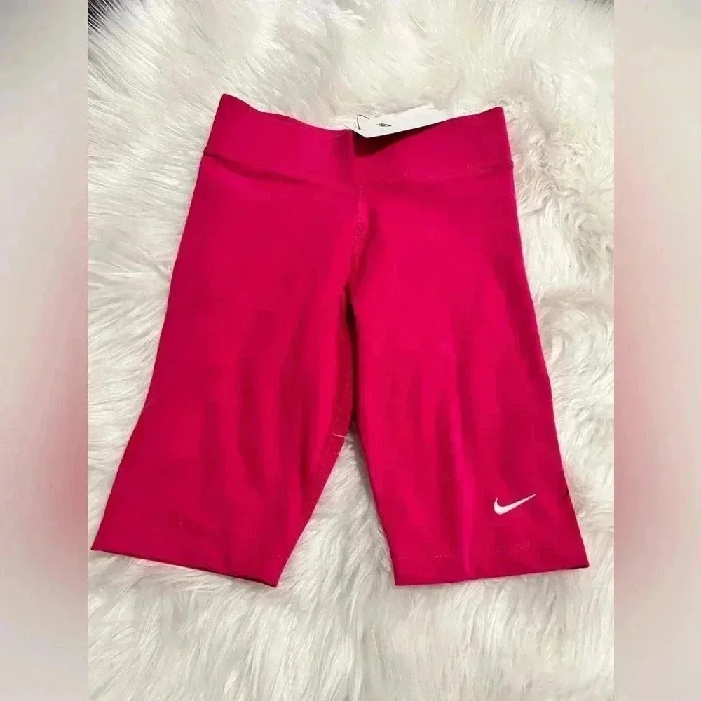 Nike NWT hot pink biker shorts sz XS