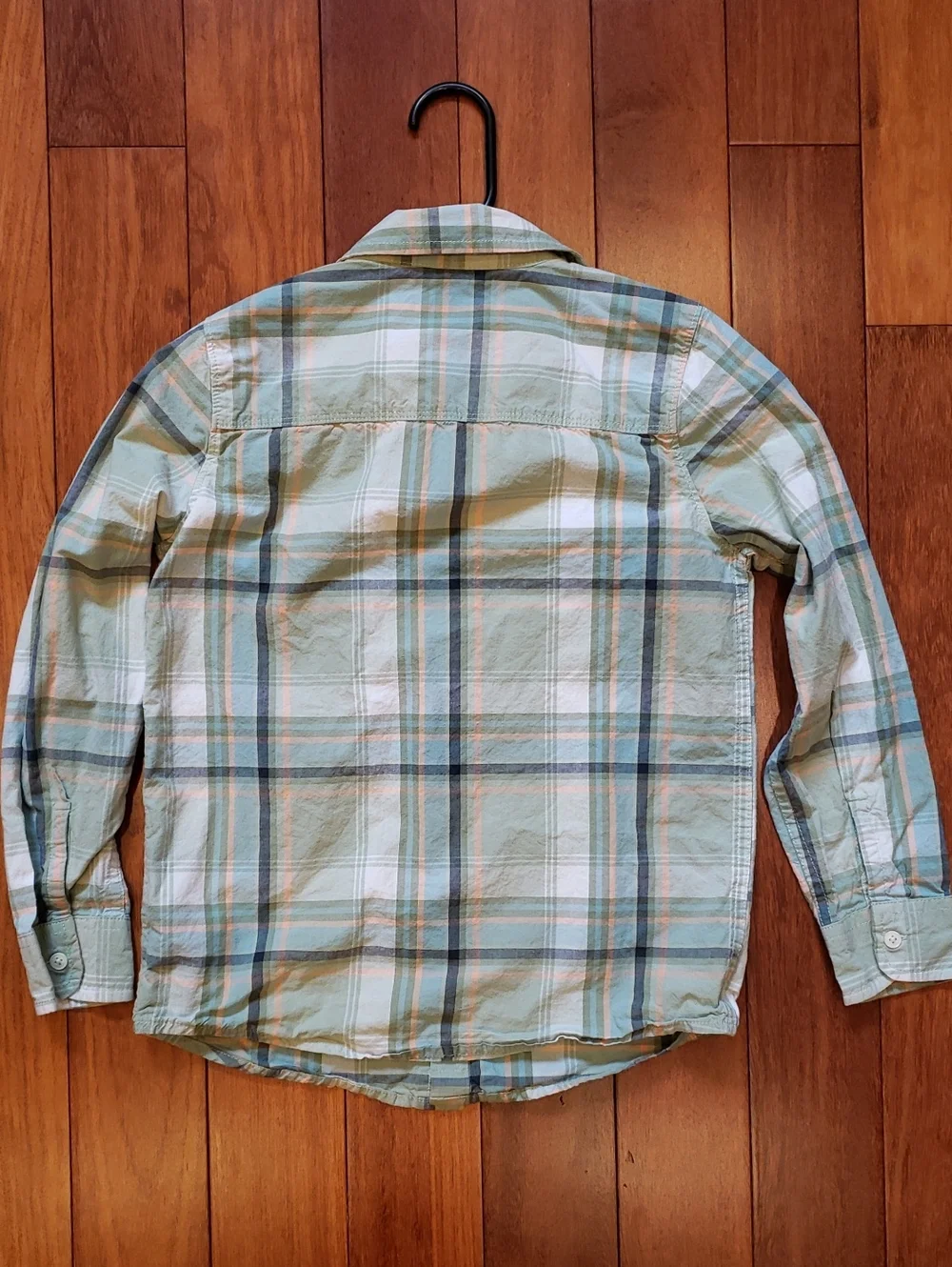 Bundle of Boy's long sleeve button down plaid shirts, Size 12