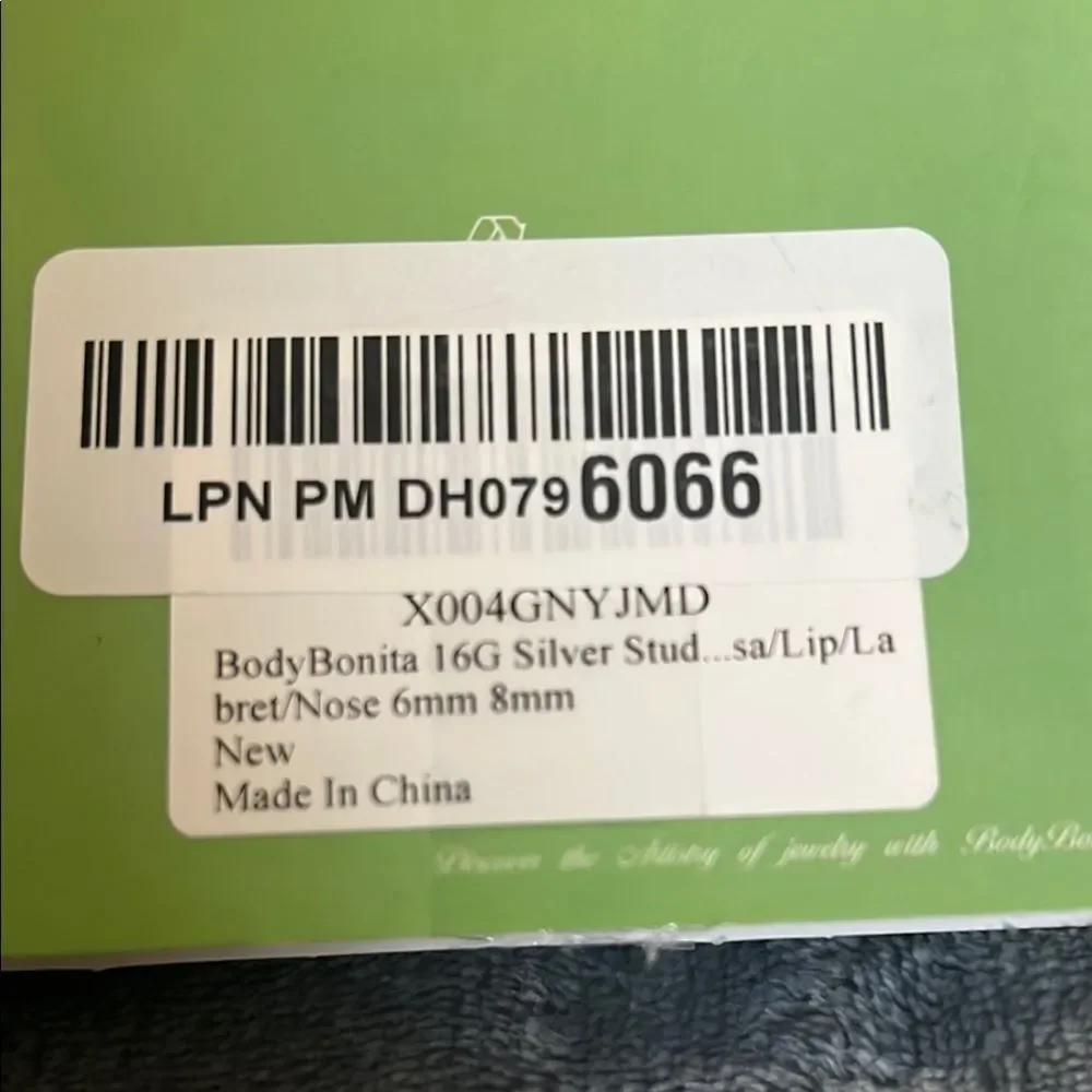 Body Bonita 16g silver