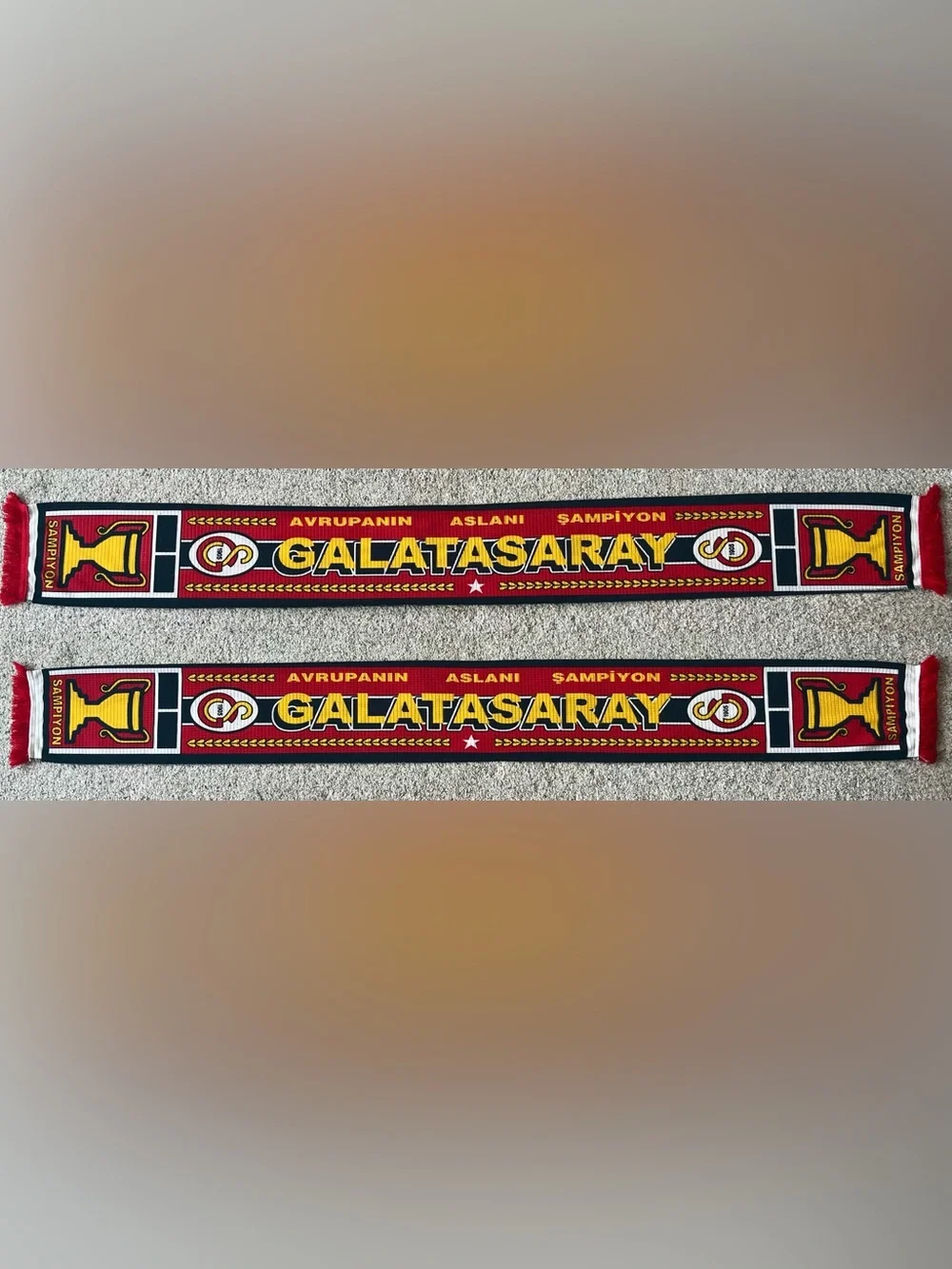 Galatasaray S.K. Champions Türkiye Soccer Scarf