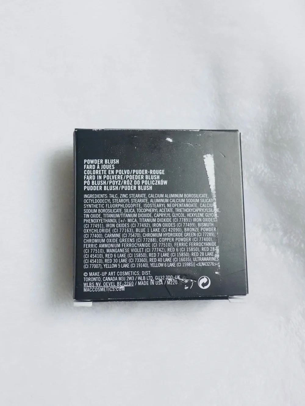 MAC Cosmetics new box