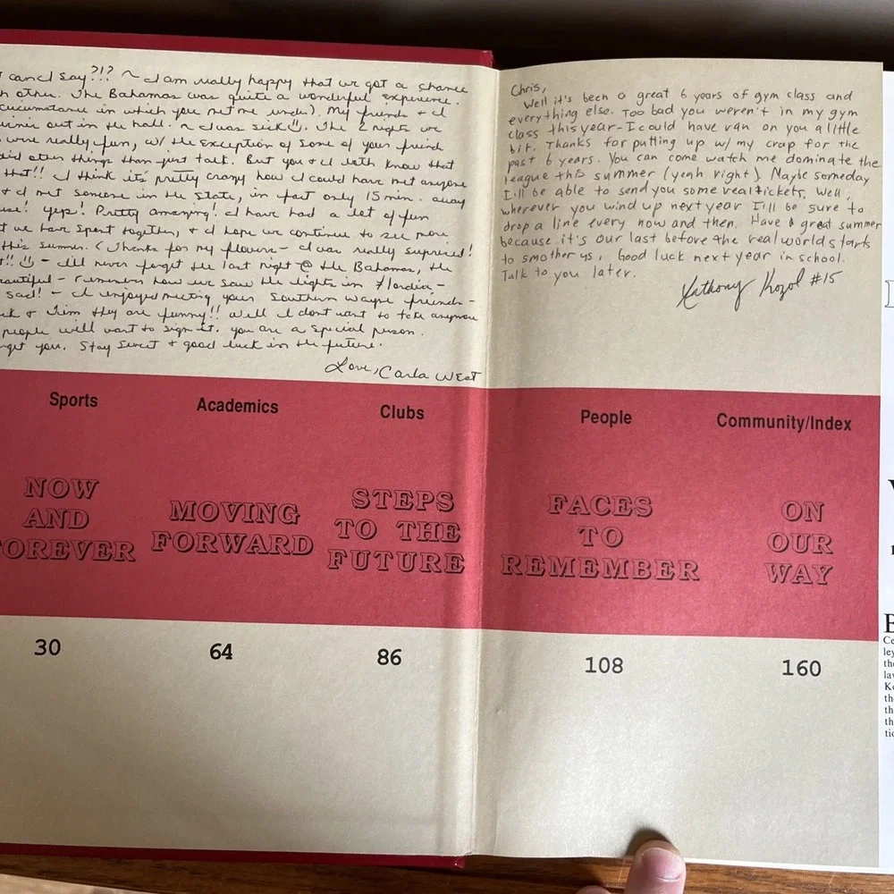 N/A vintage yearbook