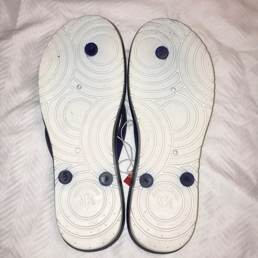 Fila Sport‎ Navy Blue Thong Flip Flop Sandals Mens Size 7/8 WRU617FS0