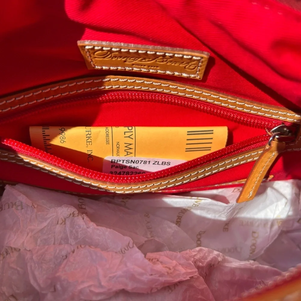 Dooney & Bourke Paige Sac Blush Pink Pebble Grain Leather NWT
